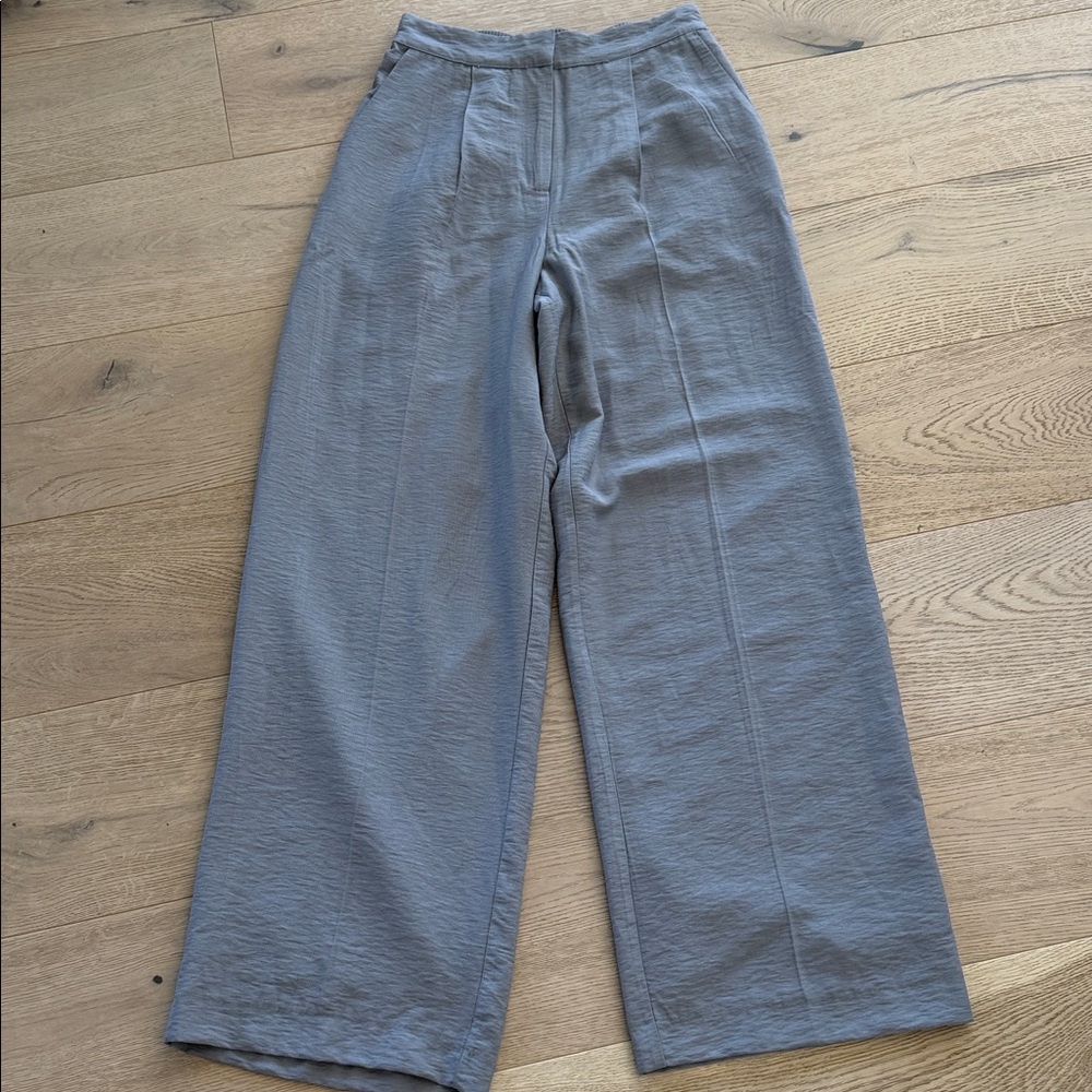 Christian Lacroix Wide Leg Trousers Pleats High Rise Small Dress Pants Career